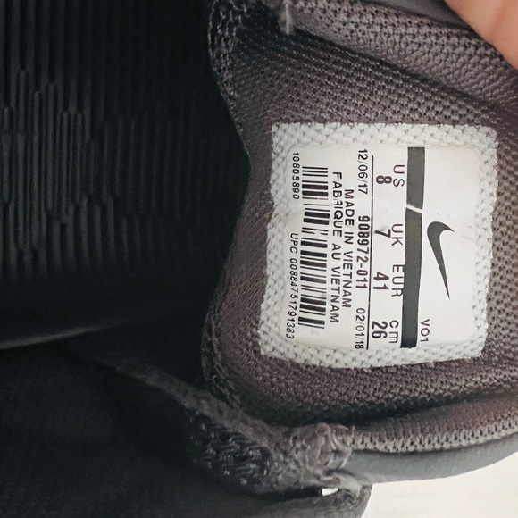 Nike Kobe Bryant Mamba Rage Dark Gray Pure Platinum Sneakers - Picture 9 of 9